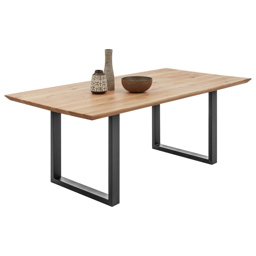 MID.YOU JEDÁLENSKÝ STÔL, dub, čierna, farba duba, 200/100/74 cm.
