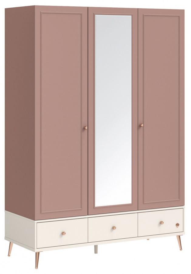 Šatníková skriňa 3d so zrkadlom beauty - ružová/béžová.

 

Minimalistický dizajn trojdverovej šatníkovej skrine sa snúbi s nadčasovým vzhľadom, a dodáva tak celej izbe sofistikovaný nádych.

 

Rozmery šatníkovej skrine 3D so zrkadlom Beauty sú 145x210x59cm (š, v, h).

 

Všetky produkty z kolekcie Beauty nájdete nižšie v súvisiacich produktoch.