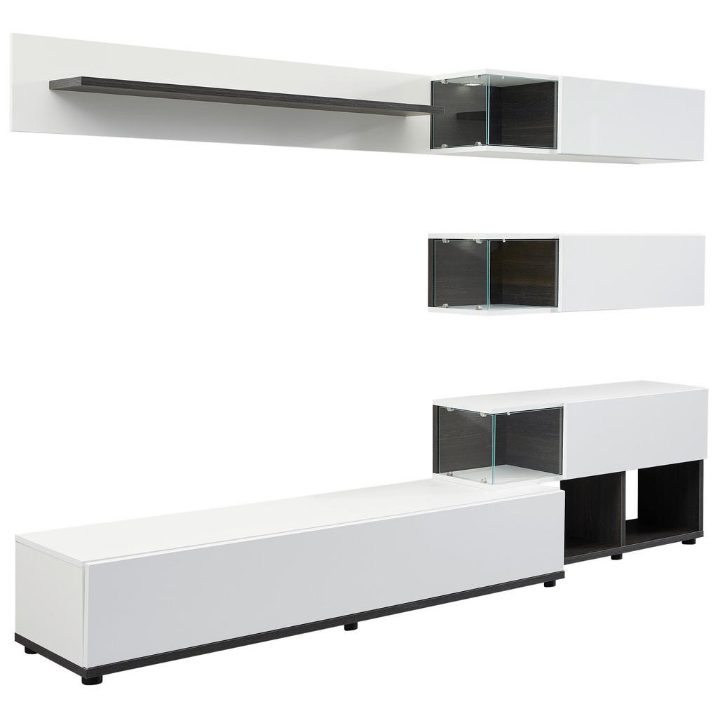 MID.YOU OBÝVACIA STENA, tmavohnedá, perleťová, biela s vysokým leskom.