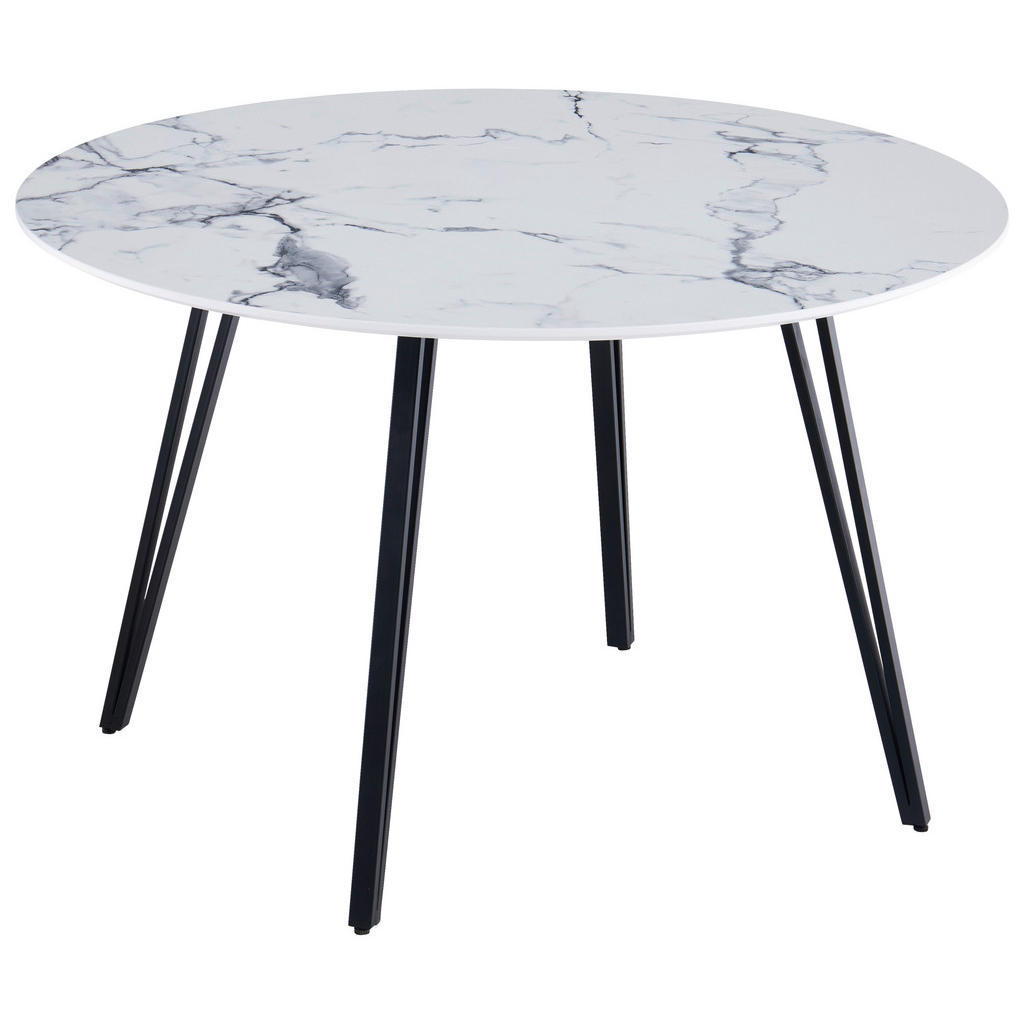 Livetastic JEDÁLENSKÝ STÔL, biela, 120/75/120 cm.