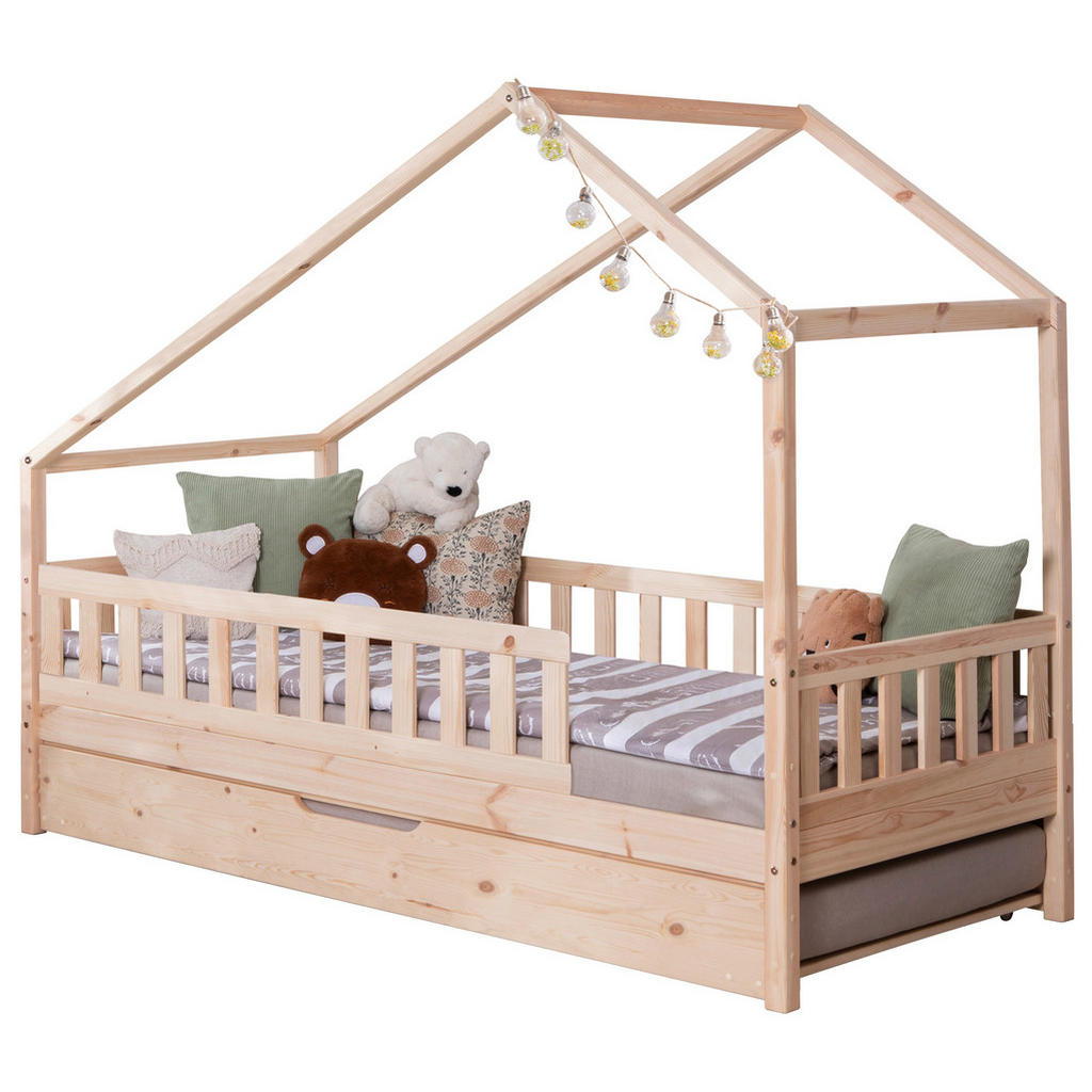 MID.YOU DOMČEKOVÁ POSTEĽ, 90/200 cm prírodná farba.