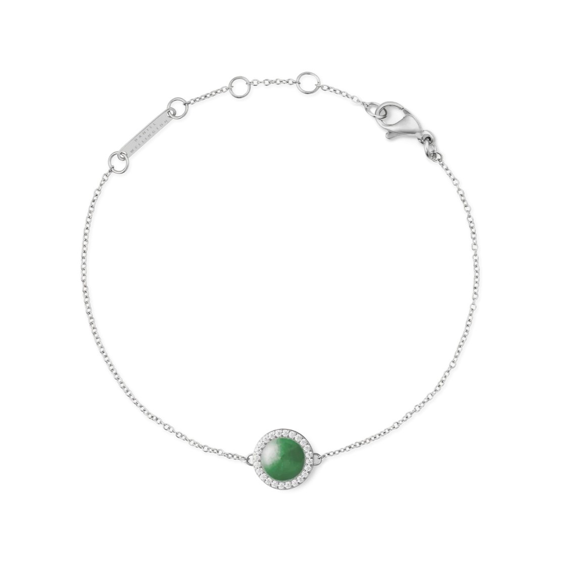 Daniel Wellington Štýlový náramok s jadeitom a kryštálmi DW00401436.