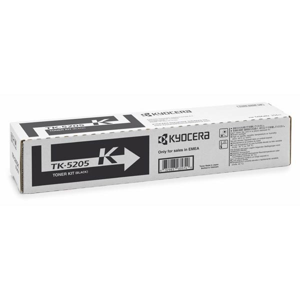 Kyocera Mita TK-5205K čierný (black) originálny toner.
Originálny toner = záruka priamo od výrobcu tlačiarne
100 % použitie v tlačiarni - bezproblémové fungovanie s vašou tlačiarňou
Použitím originálnej náplne predlžujete životnosť tlačiarne
Overená špičková kvalita - vysoko kvalitná a spoľahlivá tlač originálnou tlačovou kazetou od prvej do poslednej stránky
Trvalé a profesionálne výsledky tlače - dlhodobá udržateľnosť tlače
Kratšia prodleva pri tlači stránok
Garancia Vašej spokojnosti s použitím našej originálnej náplne
Zabezpečujeme bezplatnú recykláciu originálnych náplní
Zlyhanie náplne v menej ako 1% prípadov
Jednoduchá a rýchla výmena náplne

Kód výrobcu: 1T02R50NL0