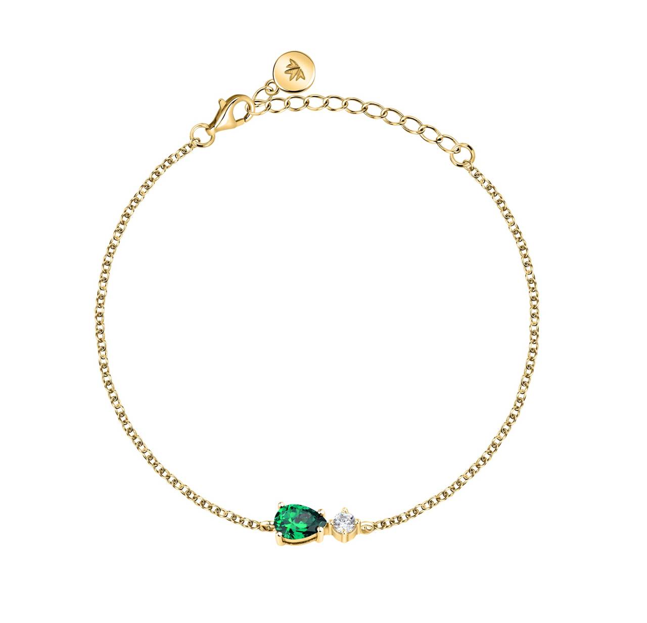 Morellato Elegantný pozlátený náramok so zirkónmi Tesori SAIW199.