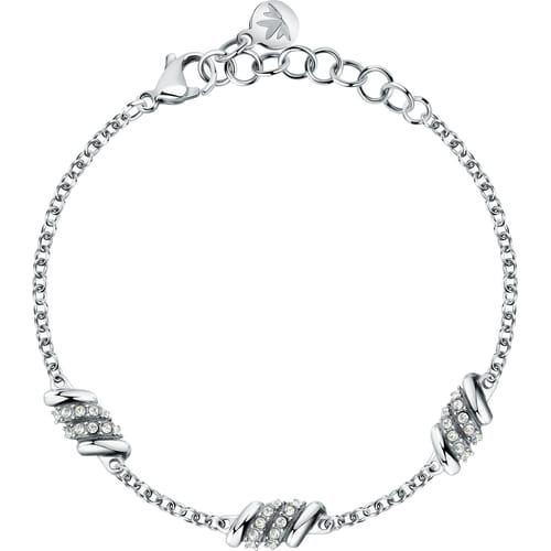 Morellato Pôvabný oceľový náramok s kryštálmi Torchon SAWZ06.