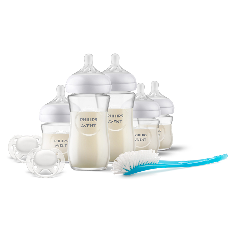 PHILIPS AVENT Novorodenecká štartovacia sada Natural Response sklenená.
