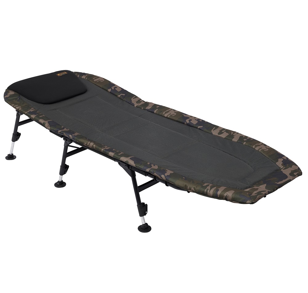 Prologic lehátko avenger bedchair 6 leg.
 • 6 nastaviteľných nôh s pätkami proti zaboreniu.