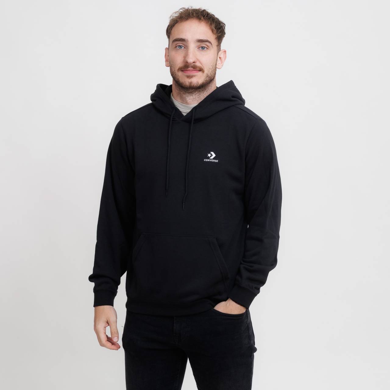 Converse Standard Fit Left Chest Star Chev Emb Hoodie FT M.