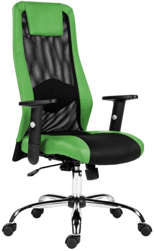 ANTARES kancelárska stolička SANDER zelená.

Kancelárska stolička Sander zelená s priedušným operad