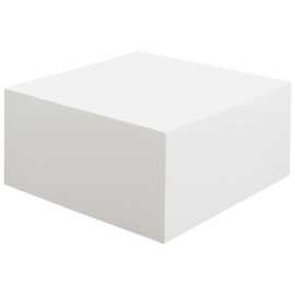 Livetastic KONFERENČNÝ STOLÍK, biela s vysokým leskom, kompozitné drevo, 60/60/30 cm.