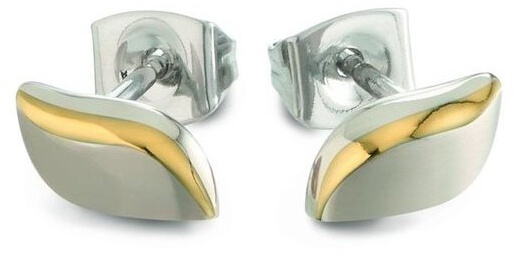 Boccia Titanium Pôvabné pozlátené titánové náušnice 05044-02.