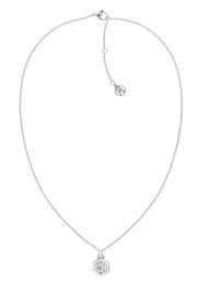 Tommy Hilfiger Dámsky oceľový náhrdelník s kryštálom Geometric 2780853.