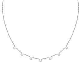 Morellato Strieborný dámsky náhrdelník s kubickými zirkónmi Tesori SAIW290.