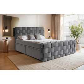 Livetastic AMERICKÁ POSTEĽ, 160/200 cm, grafitová.