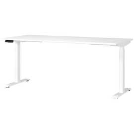 Novel PÍSACÍ STÔL, biela, 180/80/72-118 cm.