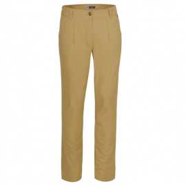 Bushman nohavice Gandy sandy brown 42P.
 Dámske nohavice GANDY majú zúžené nohavice, na prednom diele dve priestranné vrecká a na zadnom dve výpustkové na gombík.