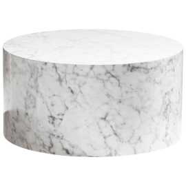 Livetastic KONFERENČNÝ STOLÍK, biela, kompozitné drevo, 60/60/30 cm.