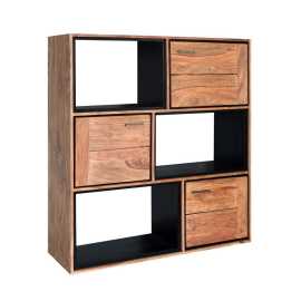 Landscape KANCELÁRIA, akácia, indický palisander, farba indického palisandra, farba akácie, 120/133/40 cm.