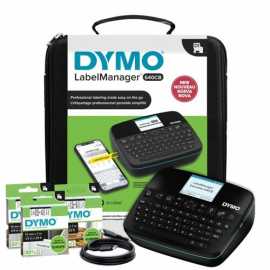 Dymo LabelManager Executive 640 CB 2202121 tlačiareň štítkov s kufrom.
Veľký plnofarebný displej s vysokým rozlíšením
QWERTY klávesnica
Rýchle formátovanie
Lítium-iónová batéria
Kompatibilita nielen s PC ale aj s chytrým telefónom a tabletom s operačnými systémami Android a iOS
Tlačí na pásky šírky 6, 9, 12, 19, až 24 mm
Úsporne ergonomický dizajn a kompaktné rozmery
Priamy prístup k aplikácii DYMO® LabelManager™ Executive Connect a softvéru DYMO® Connect for Desktop
Automatická rezačka
Vhodný pre tlač čiarových kódov
Rozlíšenie tlače 180dpi
Tlač rýchlosťou až 20mm/sec

Obsah balenia: LabelManager™ EXECUTIVE 640 CB, Prenosný penový kufor, 1x kazeta s páskou D1, 24mm x 7m, 19mm x 7m, 12mm x 7m čierna na bielej, USB-C kábel, Nabíjací Li-ion batériový blok