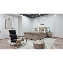 Livetastic AMERICKÁ POSTEĽ, 180/200 cm, béžová.