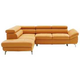 Novel ROHOVÁ SEDACIA SÚPRAVA, koža, žltá.