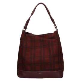 Dámska kabelka David Jones Cubie - vínová.