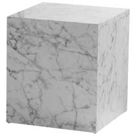 Livetastic KONFERENČNÝ STOLÍK, biela s vysokým leskom, kompozitné drevo, 40/40/45 cm.