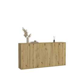 MID.YOU SKRINKA NA TOPÁNKY, dub artisan, 183/99/34 cm.