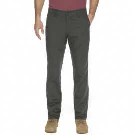 Bushman Hose Beck dark grey 44.
 Die Hose hat zwei vordere Keiltaschen und zwei Gesäßtaschen mit Knopfverschluss.
 
 Spezifikation:
 
 	100% Baumwolle
 	250 g / m&sup2;
 	strukturierter Stoff (Slub im Schuss)
 	Fischgrätenmuster
 	in einem Stück gefärbt (Pigment Kleidungsstück Farbstoff)
 	enzymatisches Waschen
 	YKK Qualitäts-Reißverschluss
 	größere Beinlängen verfügbar