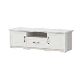 Televizný stolík marley - biela/borovica.

 

Čelá, ozdobné lišty a horná doska sú lakované odolným UV lakom s jemným matným efektom.

 

Rozmery televízneho stolíka Marley sú 159x51x55cm (š, v, h).

 

Všetok nábytok patriaci do kolekcie nábytku Marley nájdete nižšie v súvisiacich produktoch.