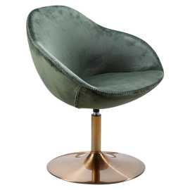 MID.YOU KRESLO, textil, zelená.