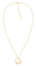 Tommy Hilfiger Pozlátený oceľový náhrdelník TH2780324 (retiazka, prívesok).