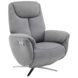 Livetastic MASÁŽNE KRESLO, textil, sivá.