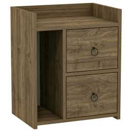 MID.YOU NOČNÝ STOLÍK, farba vlašského orecha, 50/60/35 cm.