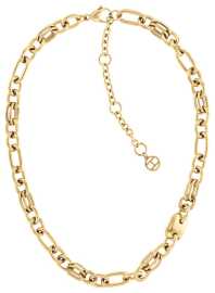Tommy Hilfiger Masívny náhrdelník z pozlátenej ocele Contrast Link Chain 2780784.