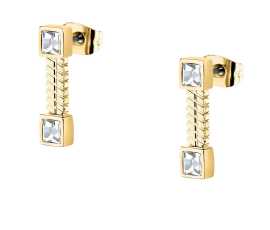 Morellato Visiace pozlátené náušnice s kryštálmi Gioia SAVY45.