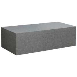 MID.YOU KONFERENČNÝ STOLÍK, sivá, kompozitné drevo, 100/50/30 cm.