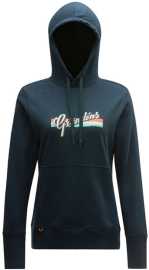 Grundéns dámska mikina women's script hoodie midnight - xl.