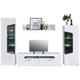 Hom`in OBÝVACIA STENA, biela, farba duba, biela s vysokým leskom.