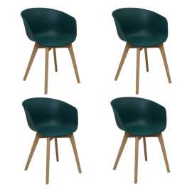 MID.YOU SADA STOLIČIEK S PODRÚČKAMI 4 kus.