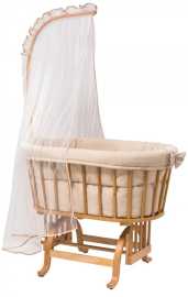 Drevená kolíska s nebesami grace 45x80cm.

 

V cene kolísky je zahrnutý matrac 45x80cm, posteľná bielizeň aj nebesia.

 

Rozmery kolísky Grace sú 62x162x100cm (š, v, h).

 

V súvisiacich produktoch nižšie nájdete ďalšie tipy na nábytok do izby pre bábätko.