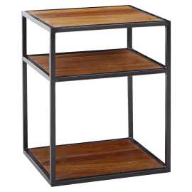 MID.YOU NOČNÁ SKRINKA, indický palisander, farba indického palisandra, 40/50/35 cm.