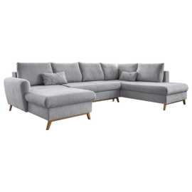 MID.YOU SEDACIA SÚPRAVA, textil, svetlosivá.