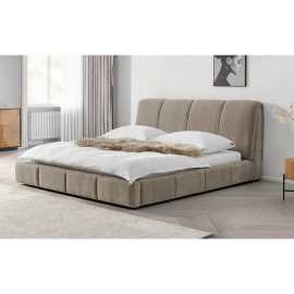 Livetastic ČALÚNENÁ POSTEĽ, 180/200 cm, béžová.
