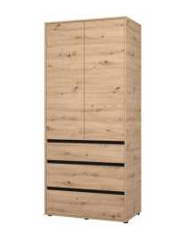 Šatníková skriňa 90 ii elmer - dub.

Spodná časť skrine obsahuje 3 zásuvky, ktoré sú ideálne na uloženie drobnejších predmetov, ako sú doplnky, spodná bielizeň alebo iné osobné veci.

Šatníková skriňa je vyrobená z kvalitných materiálov, ktoré zaisťujú jej dlhú životnosť a odolnosť.

 

 

Rozmery šatníkovej skrine Elmer sú 93x210,5x54cm (š, v, h).

 

 

Všetky produkty z kolekcie Elmer nájdete nižšie v súvisiacom tovare.