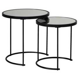 MID.YOU SADA ZASÚVACÍCH STOLÍKOV, čierna.