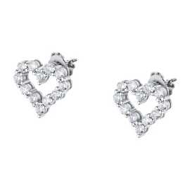 Morellato Romantické strieborné náušnice v tvare sŕdc Tesori SAIW130.