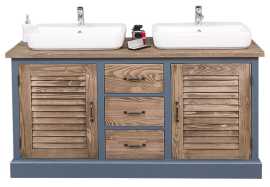 Kúpeľňová skrinka pre 2 umývadlá damiano 665 - modrá/hnedá.

 

Priestranná kúpeľňová skrinka bola navrhnutá s ohľadom na potreby modernej domácnosti.

 

Povrch skrinky je ošetrený farebným náterom v odtieni P051.

 

Investícia, ktorá sa oplatí nielen pre Váš úplný komfort, ale aj celkovú atmosféru domova.

 

Rozmery kúpeľňovej skrinky pre 2 umývadlá Damiano 665 sú 150x75x51cm (š, v, h).

 

Pre kompletnú ponuku masívneho nábytku od tohto výrobcu kliknite TU.

 

Farba na fotografii sa môže ľahko líšiť oproti reálnemu výrobku. Príčinou môže byť zobrazovanie farieb monitora či rôzne nasvietenie výrobkov pri fotení.




Z dôvodu výroby masívneho nábytku na zákazku, sme nútení požadovať od zákazníka zálohu v minimálnej výške 30% z ceny nábytku.