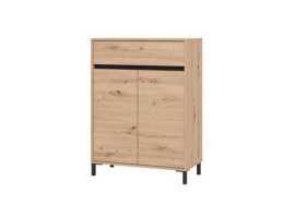 Predsieňová komoda maddie - dub, čierna.

 

Kvalitné materiály, ktoré zaisťujú jej dlhú životnosť a odolnosť.

 

Dekor duba v kombinácii s čiernymi matnými detailmi prináša do vášho interiéru nádych elegancie a sofistikovanosti, zatiaľ čo praktické uloženie obuvi a ďalších predmetov pomáha udržiavať predsieň čistú a organizovanú.

 

 

Rozmery predsieňovej komody Maddie sú 109,5x80x40cm (š, v, h).

 

 

Všetky produkty z kolekcie Maddie nájdete nižšie v súvisiacom tovare.