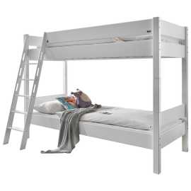 Carryhome POSCHODOVÁ POSTEĽ, 90/200 cm biela.